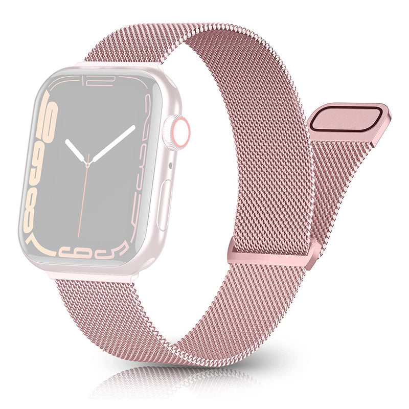 For Apple Watch Series 9 8 7 41mm 6 5 4 SE (2023) SE(2022) SE 40mm 3 2 1 38mm Magnetic Milanese Loop Watch Band Stainless Steel Mesh Strap Replacement For Apple Watch Series 9 8 7 41mm 6 5 4 SE (2023) SE(2022) SE 40mm 3 2 1 38mm Magnetic Milanese Loop Watch Band Stainless Steel Mesh Strap Replacement
